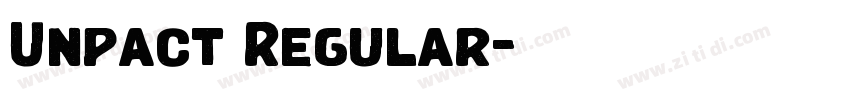 Unpact Regular字体转换